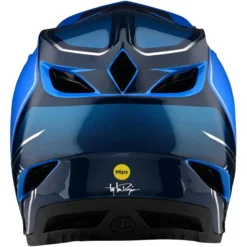 Troy Lee Designs D4 Composite MIPS Full Face Helmet - Shadow Blue -Castelli Store TLD14049900 5