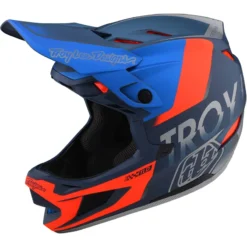 Troy Lee Designs D4 Composite MIPS Full Face Helmet - Shadow Blue -Castelli Store TLD14055901