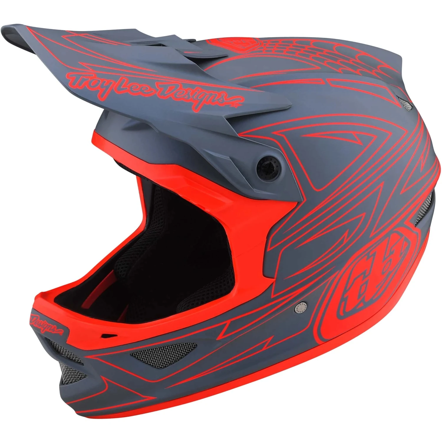 Troy Lee Designs D3 Fiberlite MIPS Full Face Helmet - Slant Green 14 Troy Lee Designs D3 Fiberlite MIPS Full Face Helmet - Slant Green - Image 12