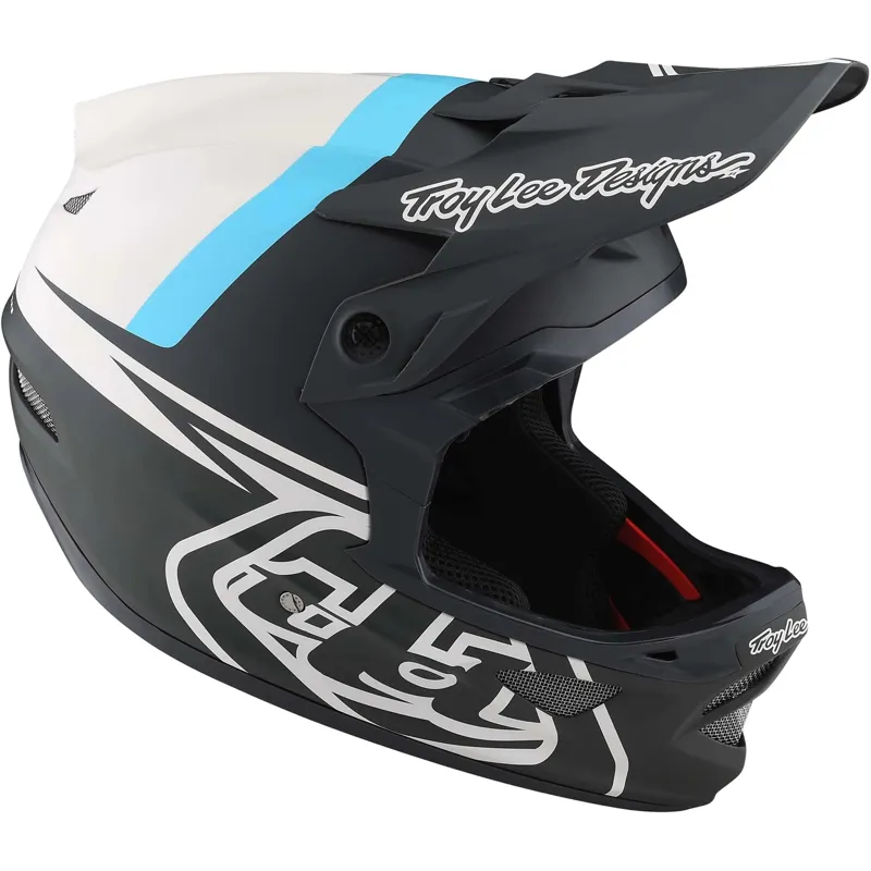 Troy Lee Designs D3 Fiberlite MIPS Full Face Helmet - Slant Green 11 Troy Lee Designs D3 Fiberlite MIPS Full Face Helmet - Slant Green - Image 9