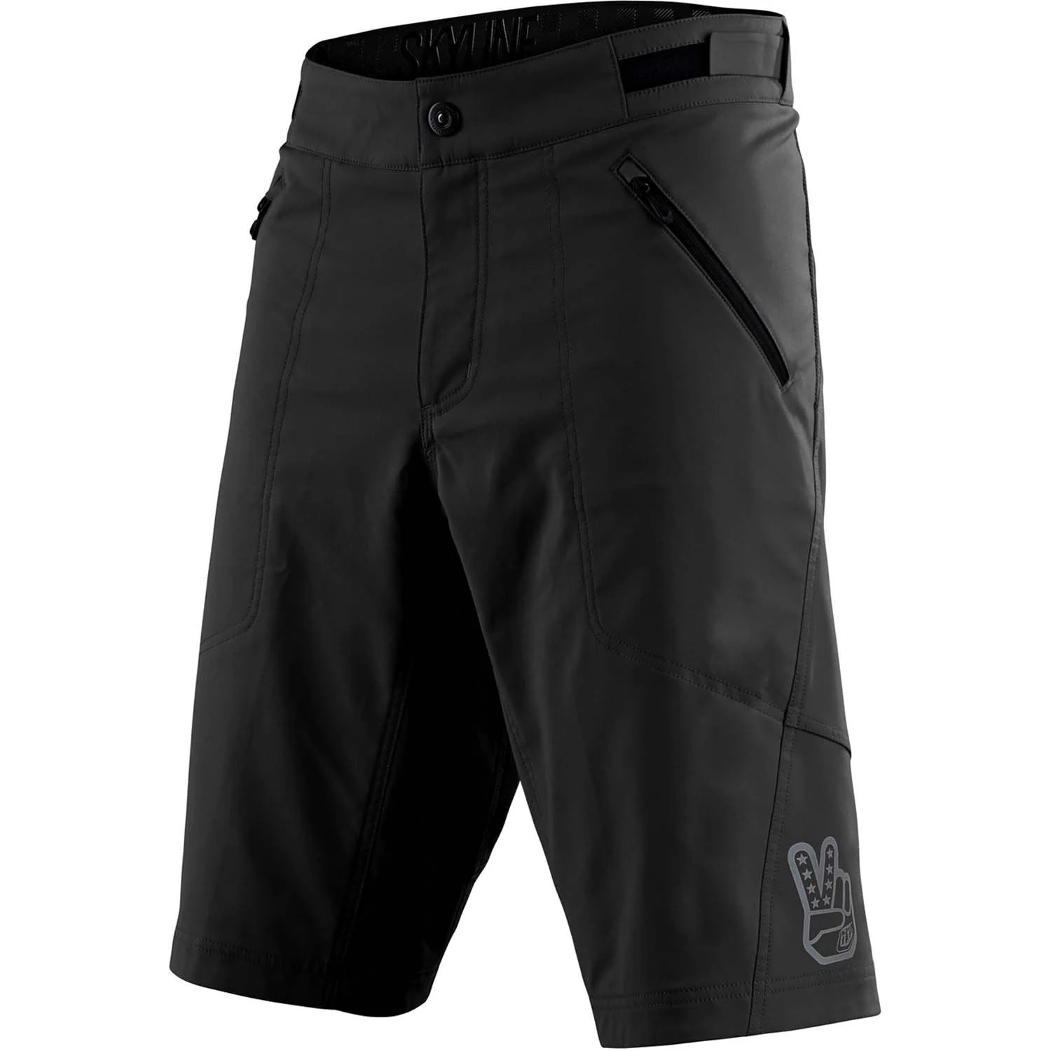 Troy Lee Designs Troy Lee Skyline Men's Baggy Shorts With Liner - Iron 3 Troy Lee Designs Troy Lee Skyline Men's Baggy Shorts With Liner - Iron
