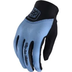 Troy Lee Designs Ace Womens Long Finger Gloves - Snake Black -Castelli Store TLD436SmokeyBlue 1