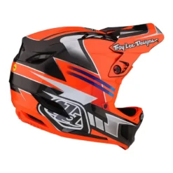 Troy Lee Designs D4 Carbon MIPS Full Face Helmet - Saber Red -Castelli Store TLD B23D1 D4CF SABER RED 04