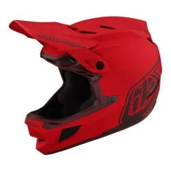 Troy Lee Designs D4 Composite MIPS Full Face Helmet - Qualifier White/Orange -Castelli Store TLD B23D1 D4CM STEALTH RED 07