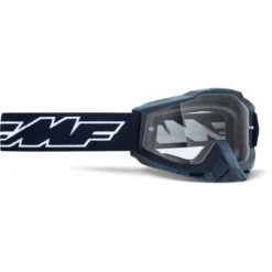FMF PowerBomb Goggles - Rocket Blue Frame/Clear Lens