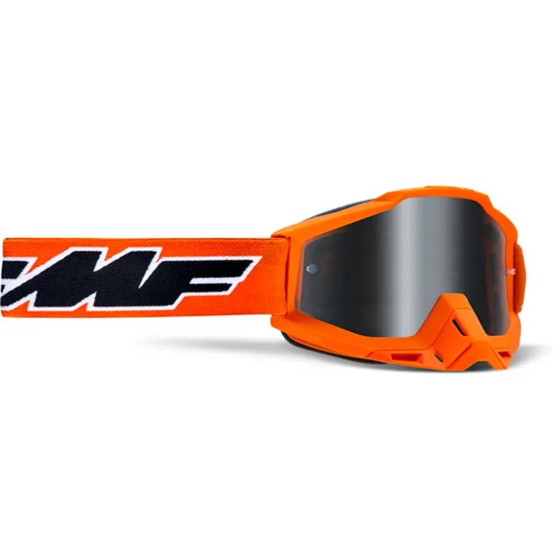 FMF PowerBomb OG Youth Goggles - Rocket Orange/Mirror Silver Lens 3 FMF PowerBomb OG Youth Goggles - Rocket Orange/Mirror Silver Lens