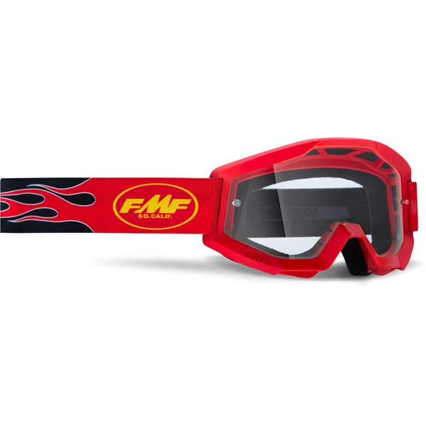 FMF PowerCore Flame Goggles - Navy Frame/Clear Lens 3 FMF PowerCore Flame Goggles - Navy Frame/Clear Lens