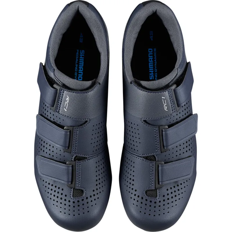 Shimano RC100 SPD-SL Men's Road Shoes - Navy 5 Shimano RC100 SPD-SL Men's Road Shoes - Navy - Image 3