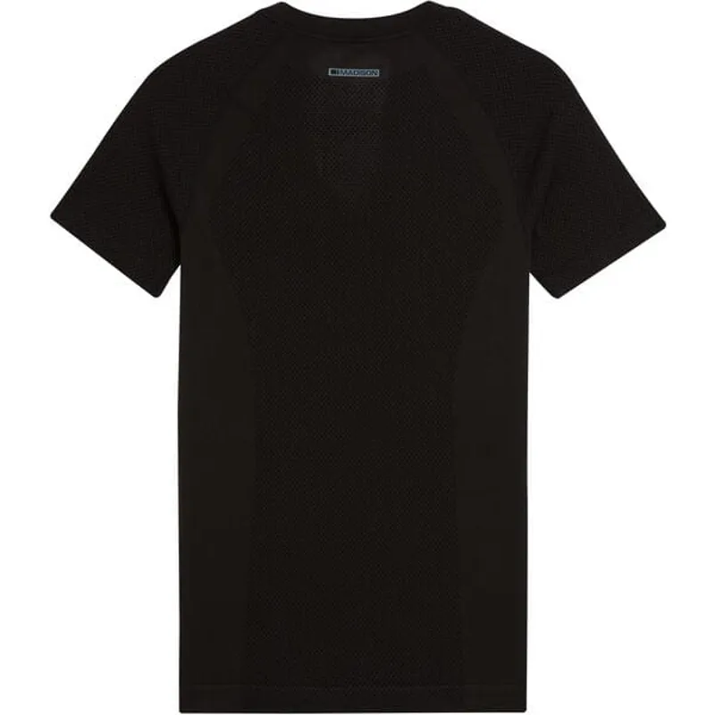 Madison Isoler Mesh Short Sleeve Men's Base Layer - Black 3 Madison Isoler Mesh Short Sleeve Men's Base Layer - Black
