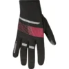 Madison Element Softshell Womens Long Finger Gloves - Black/Pink -Castelli Store VARMCL20W25BLKPNK 1