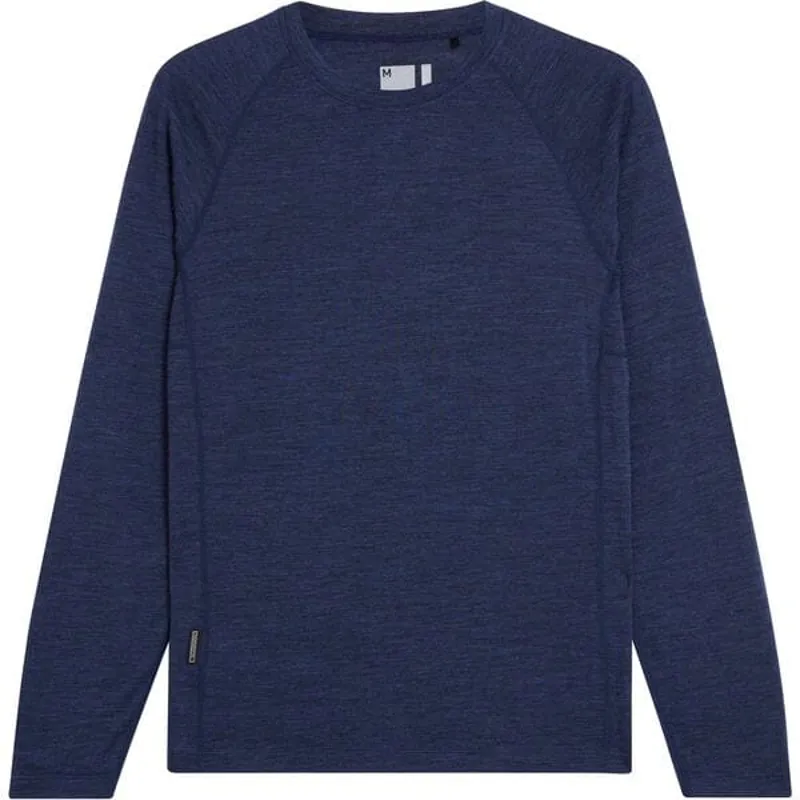 Madison Isoler Merino Long Sleeve Men's Base Layer - Navy Haze 4 Madison Isoler Merino Long Sleeve Men's Base Layer - Navy Haze - Image 2