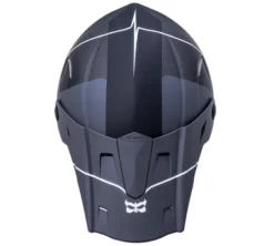 Kali Alpine Carbon Pulse Full Face MTB Helmet - Matt Black/White