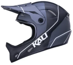Kali Alpine Carbon Pulse Full Face MTB Helmet - Matt Black/White -Castelli Store alpine carbon pulse mat blk wht a4 1024x1024