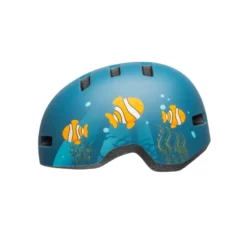 Bell Lil Ripper Toddler Helmet - 45-51cm - Clown Fish Grey/Blue -Castelli Store behlirt 34515 01