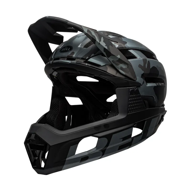 Bell Super Air R MIPS Full Face Helmet - Matte/Gloss Black Camo 9 Bell Super Air R MIPS Full Face Helmet - Matte/Gloss Black Camo - Image 7