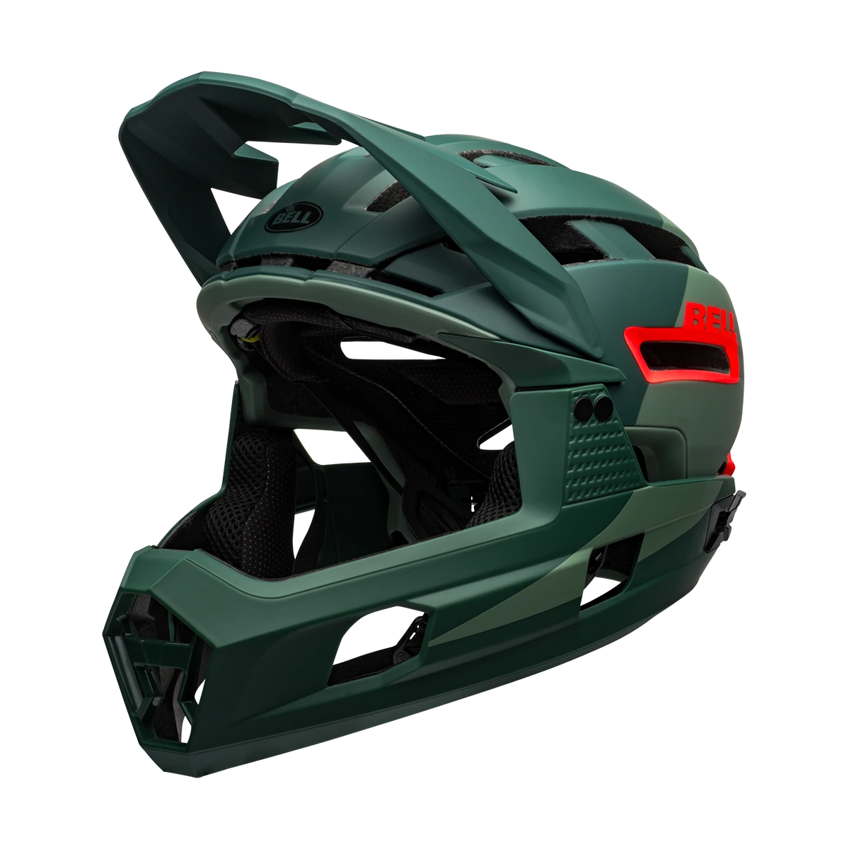Bell Super Air R MIPS Full Face Helmet - Matte/Gloss Black Camo 10 Bell Super Air R MIPS Full Face Helmet - Matte/Gloss Black Camo - Image 8