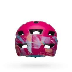Bell Sidetrack Child Helmet - 47-54cm - Gnarly Matte Berry -Castelli Store bell sidetrack child bike helmet gnarly matte berry back