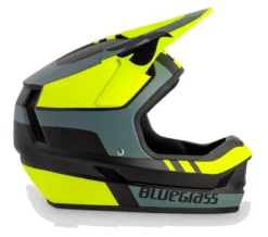 Bluegrass Legit Full Face Helmet - Black/Yellow/Grey
