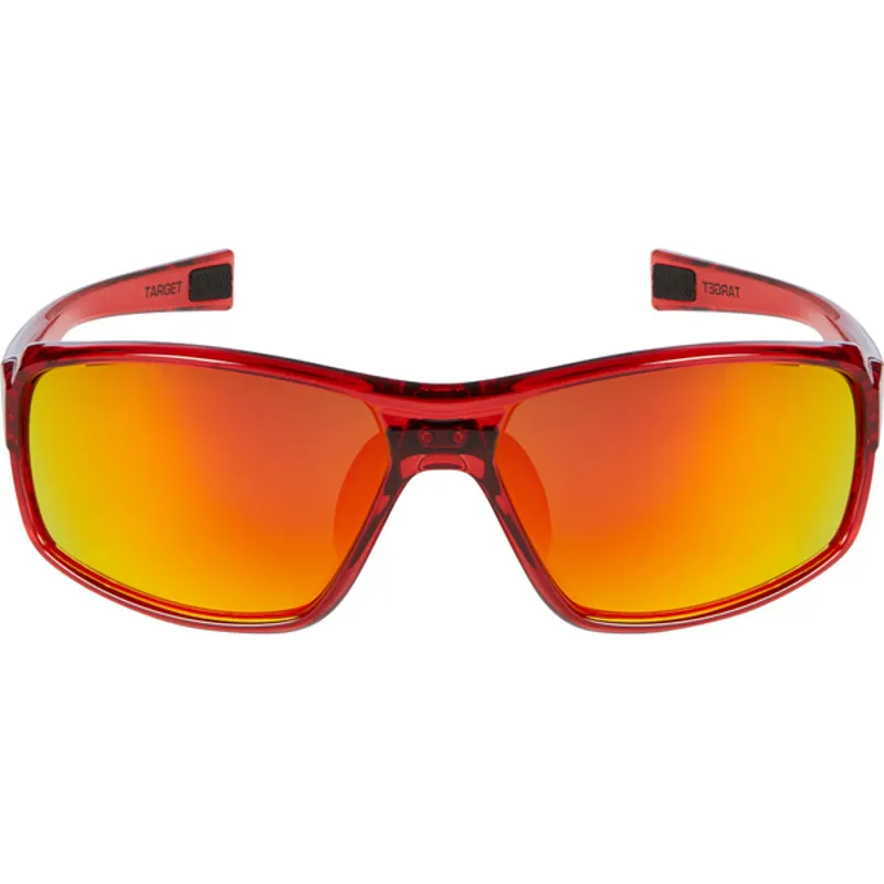 Madison Target Sunglasses - Gloss Crystal Red Frame/Fire Mirror Lens 9 Madison Target Sunglasses - Gloss Crystal Red Frame/Fire Mirror Lens - Image 7