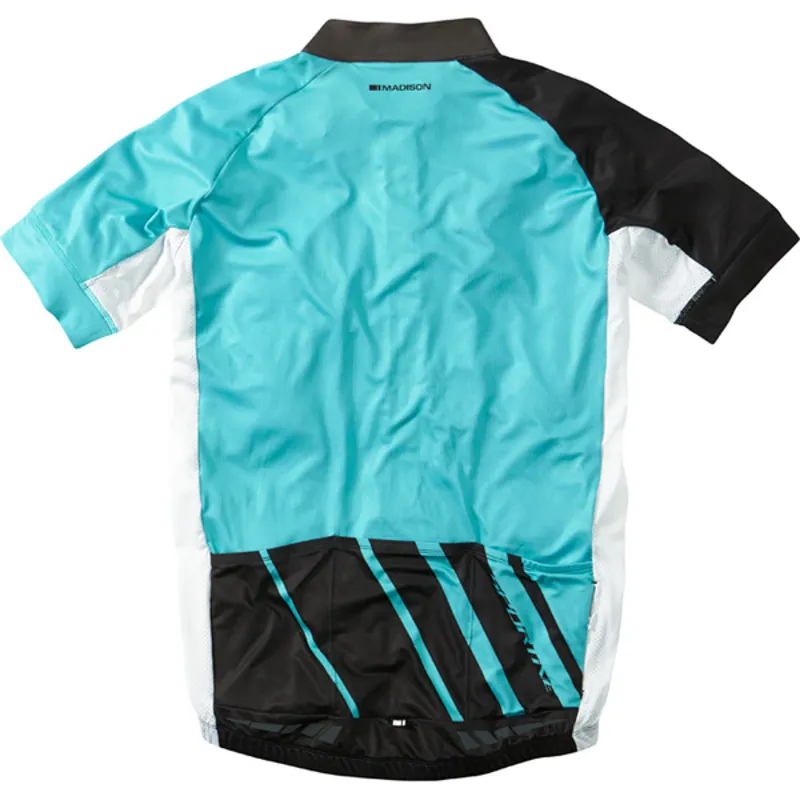 Madison Sportive Race Short Sleeve Jersey - Blue Curaco/Black 3 Madison Sportive Race Short Sleeve Jersey - Blue Curaco/Black