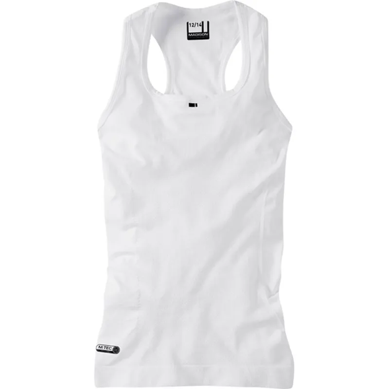Madison Isoler Mesh Womens Sleeveless Base Layer - White 3 Madison Isoler Mesh Womens Sleeveless Base Layer - White
