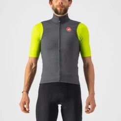 Castelli Pro Thermal Mid Men's Vest - Electric Lime