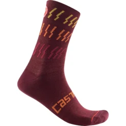 Castelli Mid Winter 18 Men's Socks - Bordeaux