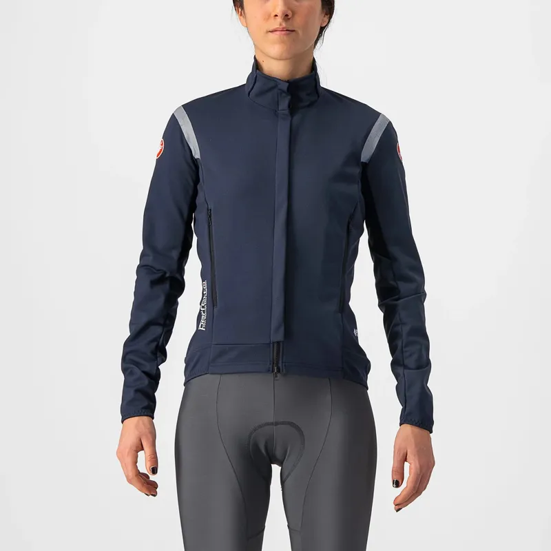 Castelli Perfetto RoS 2 Women's Jacket - Savile Blue/Silver Reflex 4 Castelli Perfetto RoS 2 Women's Jacket - Savile Blue/Silver Reflex - Image 2