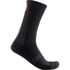 Castelli Racing Stripe 18 Men's Socks - Black