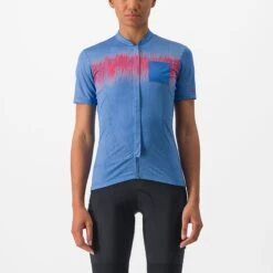 Castelli Unlimited Sentiero 2 Women's Short Sleeve Jersey - Dark Red -Castelli Store cs230464471 1 2000x.progressive