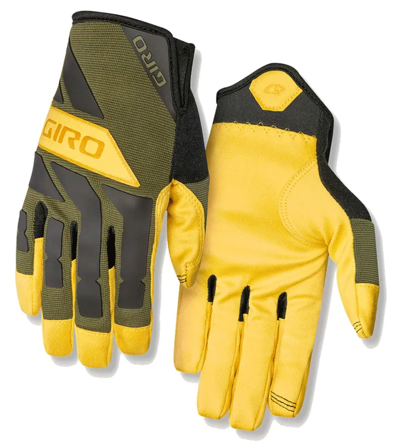 Giro Trail Builder Long Finger MTB Gloves - Olive Buckskin 3 Giro Trail Builder Long Finger MTB Gloves - Olive Buckskin