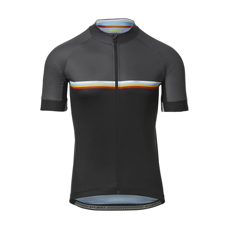 Giro Chrono Sport Short Sleeve Jersey - Black/Classic Stripe 4 Giro Chrono Sport Short Sleeve Jersey - Black/Classic Stripe - Image 2