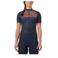 Giro Womens Chrono Sport Short Sleeve Jersey - Blue Checks 10 Giro Womens Chrono Sport Short Sleeve Jersey - Blue Checks -Castelli Store gi25wspo 35129