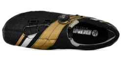 Bont Helix Road Shoes - Black/Gold -Castelli Store helixgold1