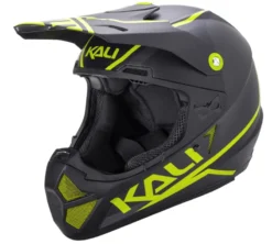 Kali Shiva 2.0 Full Face Helmet - Matt Black/Lime