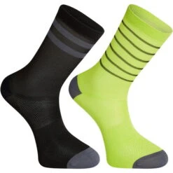 Madison Sportive Mid Socks Twin Pack - Blue Spot/White Stripe 9 Madison Sportive Mid Socks Twin Pack - Blue Spot/White Stripe -Castelli Store mcl22s301