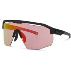 Madison Cipher Glasses - Matt Black - Pink Rose Mirror Lens -Castelli Store mcl22s591