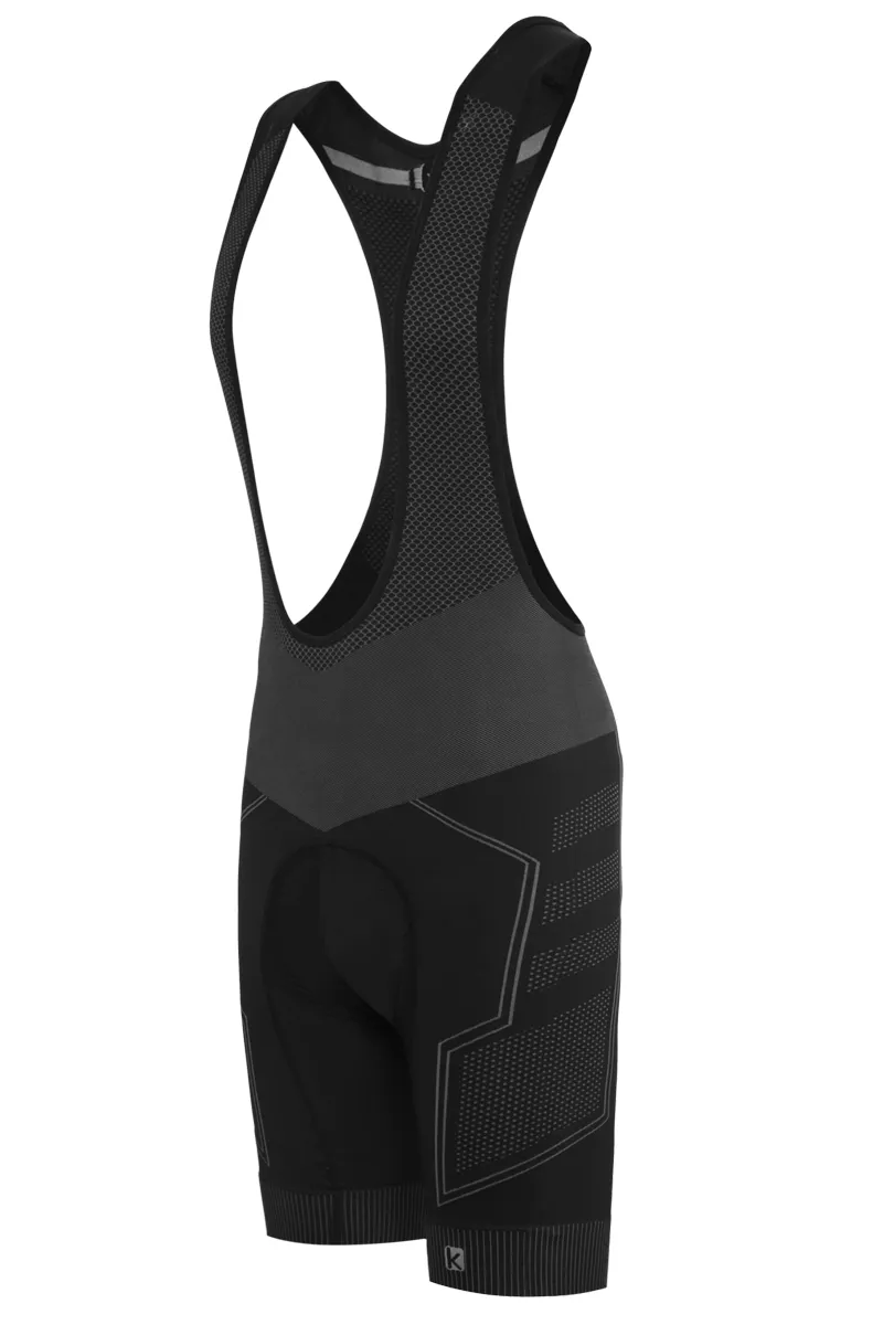 Funkier Potenza Seamless-Tech Bib Shorts - Black/Grey 3 Funkier Potenza Seamless-Tech Bib Shorts - Black/Grey