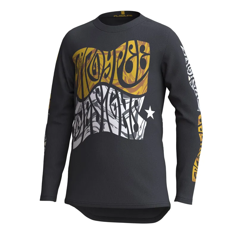 Troy Lee Designs Flowline Youth Long Sleeve Jersey - Revert True Blue 4 Troy Lee Designs Flowline Youth Long Sleeve Jersey - Revert True Blue - Image 2