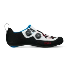 Fizik R1 Transiro Triathlon Shoes - Black/White -Castelli Store transiro r1 infinito knit black white side 1 18