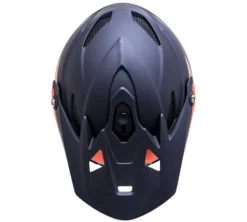 Kali Zoka Reckoning Full Face Helmet - Matt Black/Orange -Castelli Store zokarekorg2