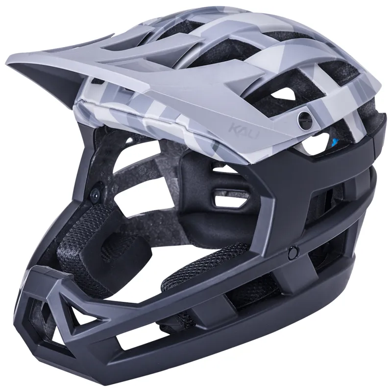 Kali Invader 2.0 Full Face Helmet - Matt Grey Camo/Black 6 Kali Invader 2.0 Full Face Helmet - Matt Grey Camo/Black - Image 4